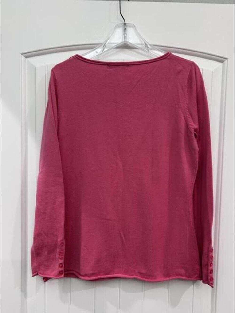 🌸 Pierri NY Soft Coral-Pink Lightweight Sweater L — GUC - Picture 3 of 8